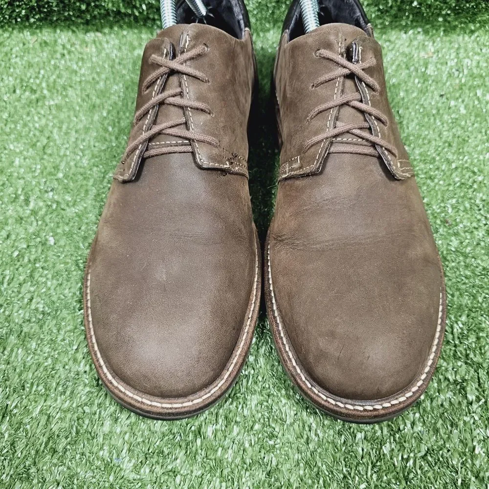Naot Chief Walnut Brown Leather‎ Oxford Casual Shoes Mens Size EU 41 US 8